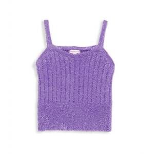 NEW DESIGN HISTORY girl's knit tank in lucky lilac